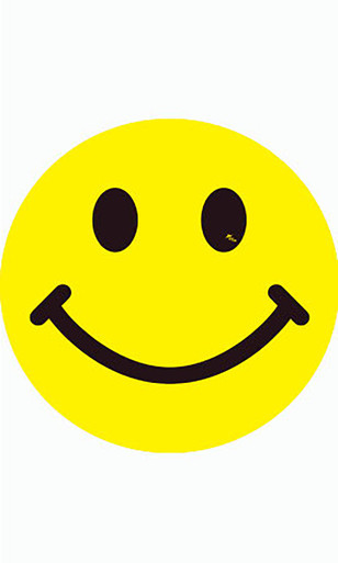 Yellow Happy Face Impulse Stickerszoom