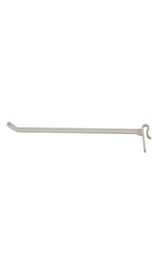 6 inch White Plastic Peg Hook for Wire Countertop Rackzoom