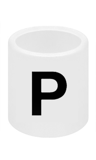 Mini Slip On Size Markers - Size Pzoom