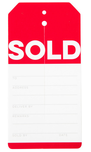 Red Modern Sold Slit Tagszoom