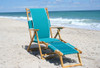 Frankford Oak Wood Folding Beach Chair w/ Footrest Frankford Oak Wood Folding Beach Chair w/ Footrest