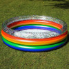 PoolCandy Rainbow Collection Glitter Sunning Pool - 60x60x15