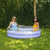 PoolCandy Mermaid Collection Glitter Inflatable Sunning Pool 60x60x15