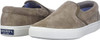 Sperry Men's Striper PLUSHWAVE Slip On Sneaker - Taupe