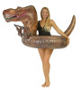 Pool Candy 42 Inch Inflatable T-Rex Pool Tube