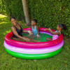 PoolCandy Inflatable Sunning Pool - Watermelon Print - 60x60x15 Inches