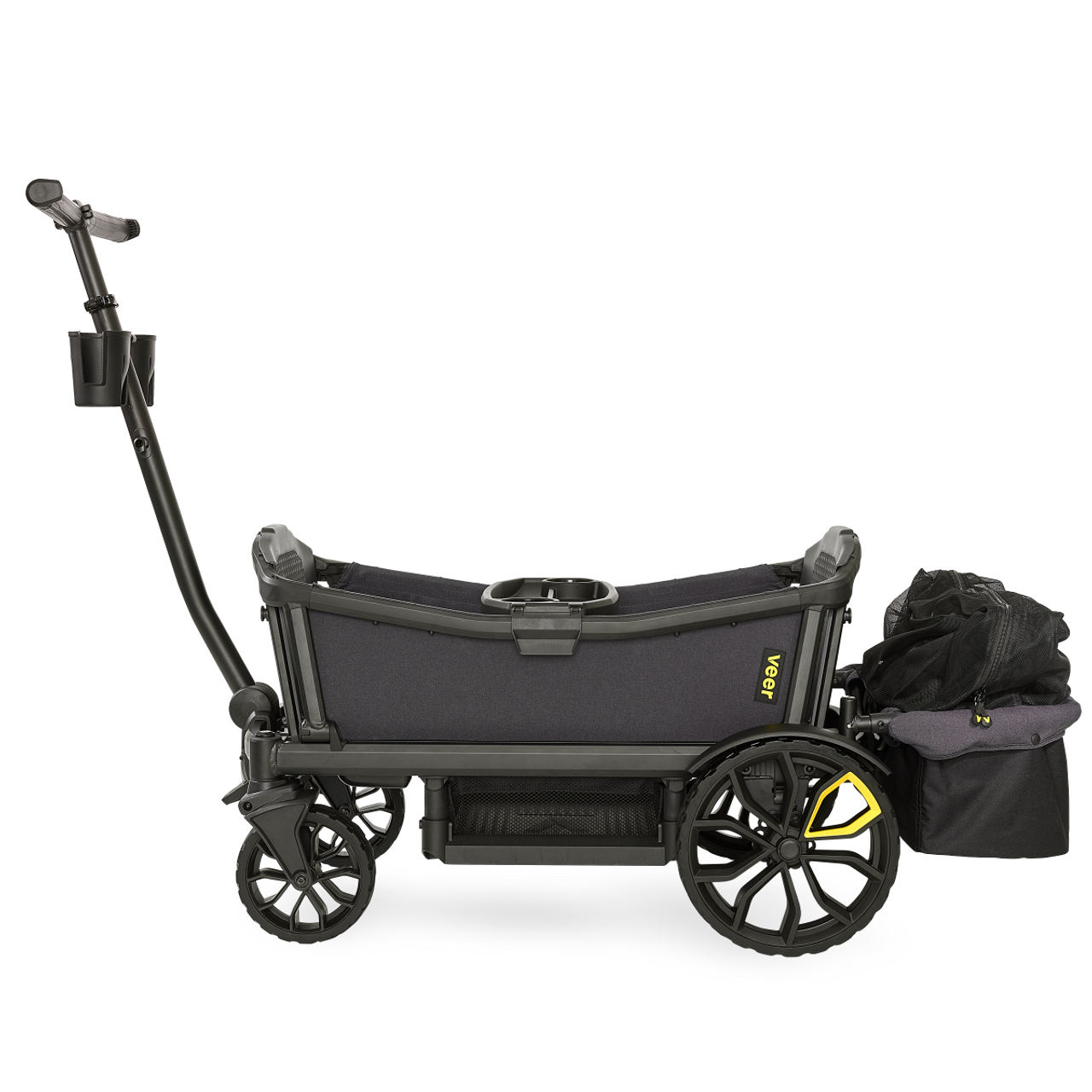 VEER Foldable Rear Basket - BLACK  *Cart not included*