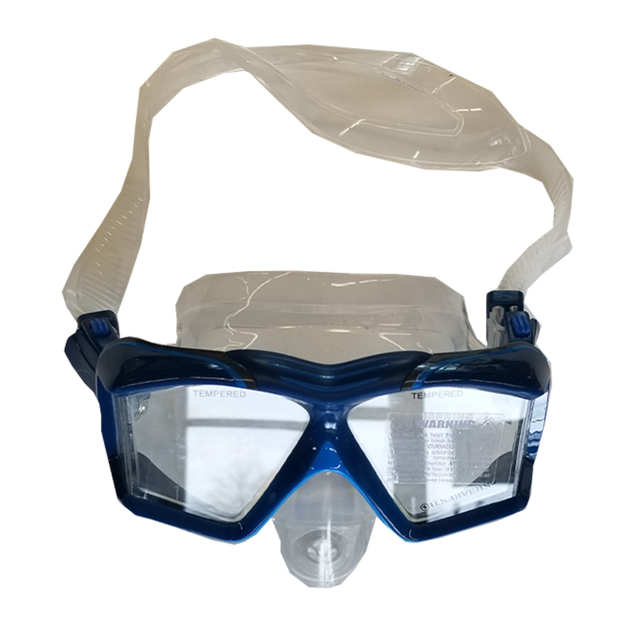 U.S. Divers Adult GoPro-Ready Submersible Snorkel Set- Blue