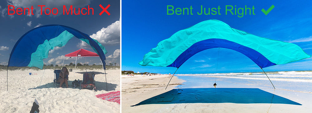 Shibumi Beach Shade 15x10 - Blue/Teal