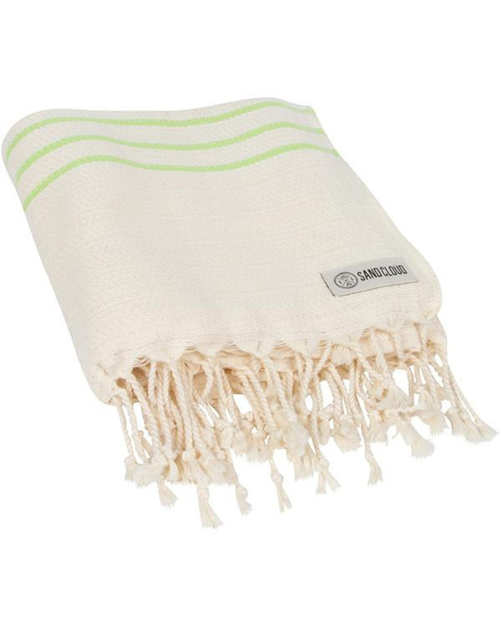 Sand Cloud 100% Turkish Organic Cotton Towel - Lime Cape Cod - 38x64