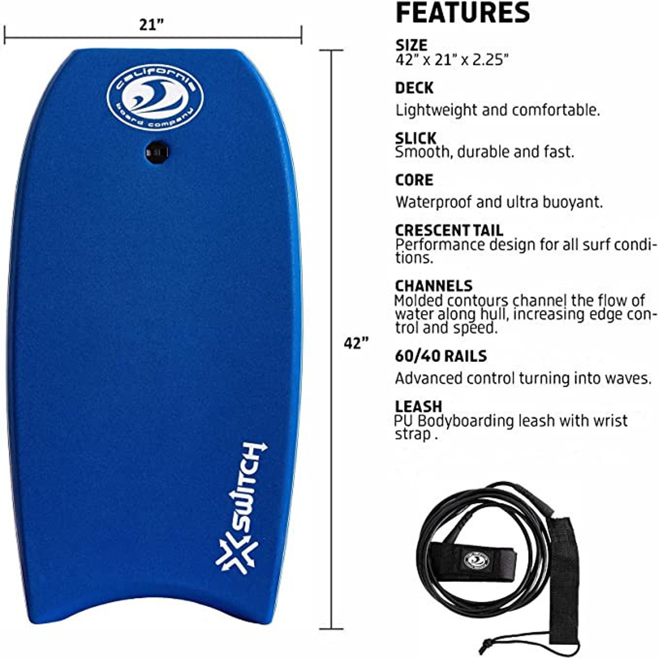 California Board Company Switch Boogie Board - 42in.