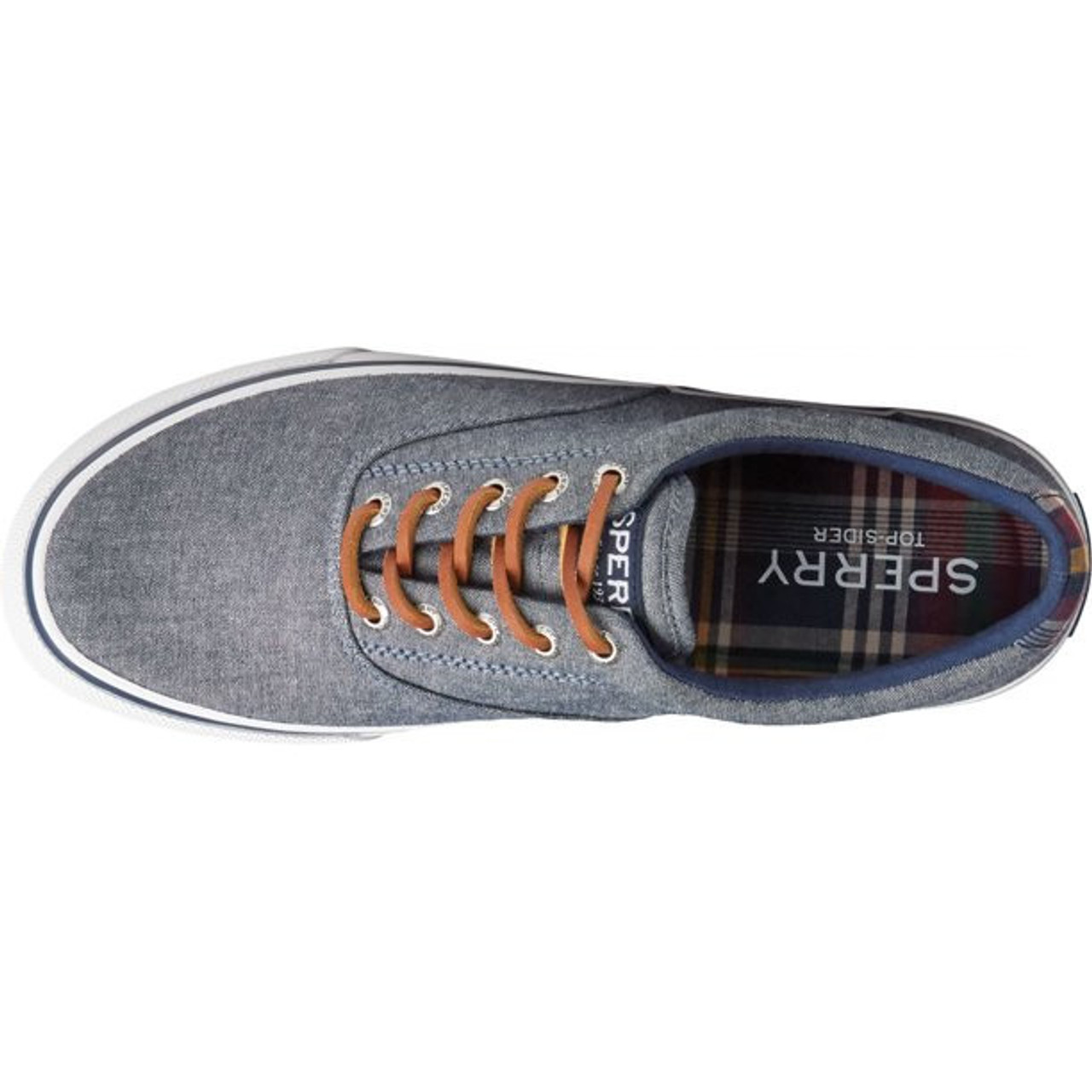 Sperry Men's Striper II CVO Chambray Sneaker - Navy