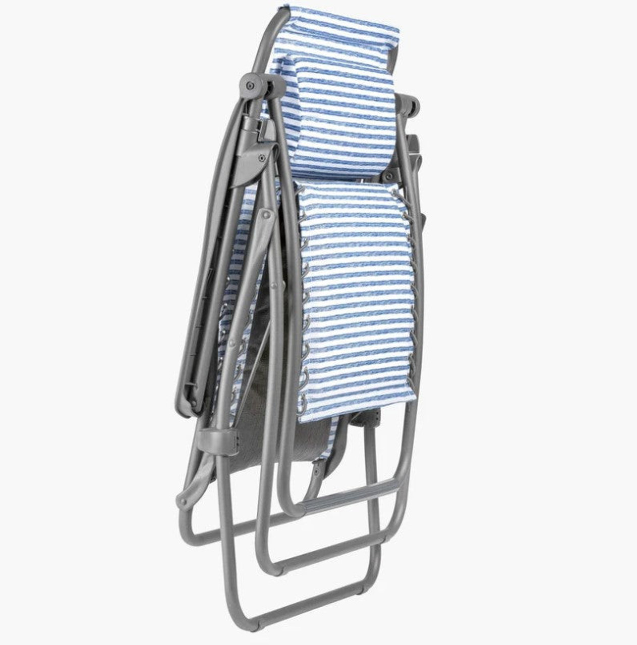 Lafuma Relaxation Padded Chair - Marine Blue Stripe