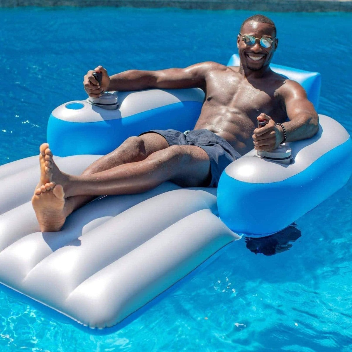 PoolCandy Splash Runner Motorized Pool Lounger