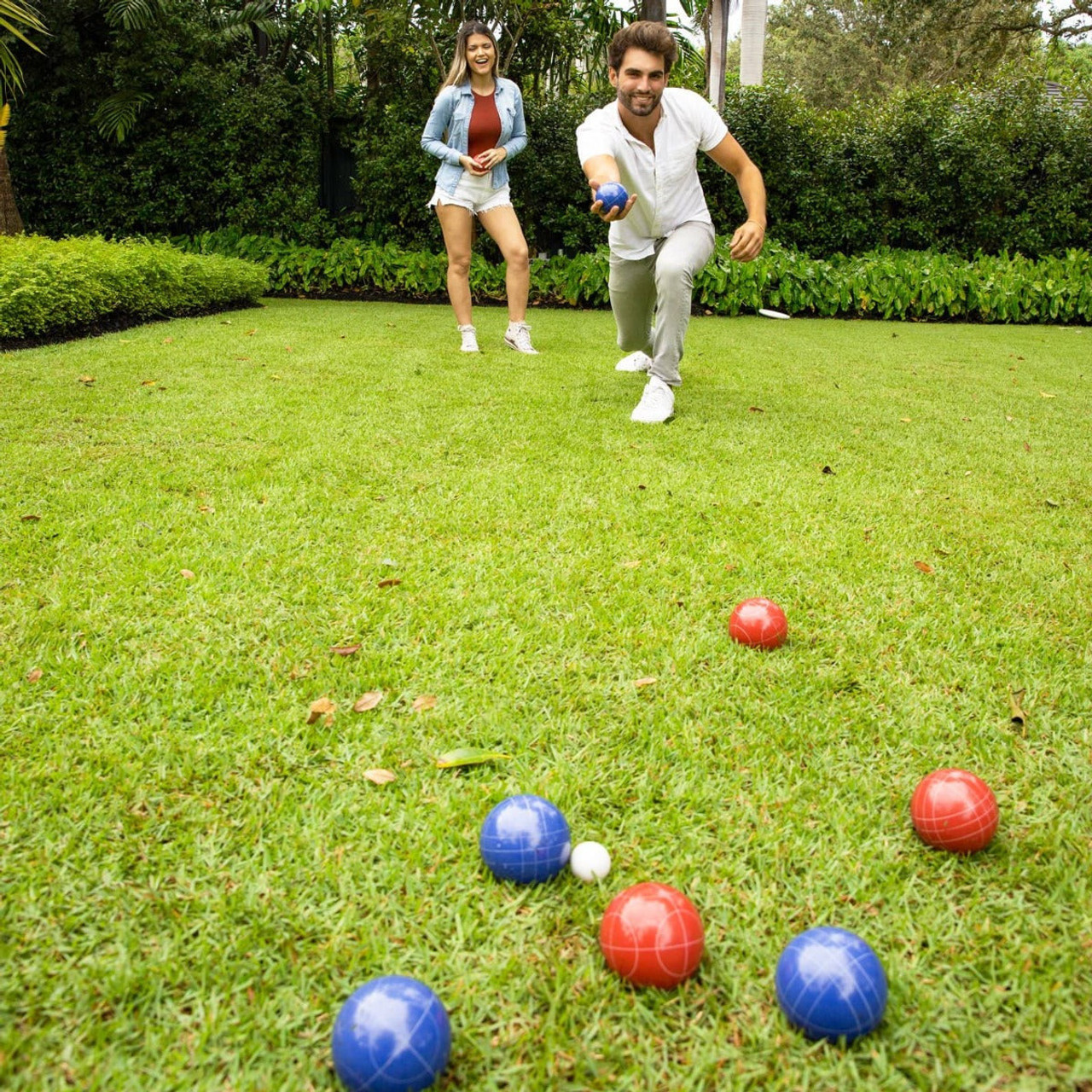 YardCandy Bocce Set Game with Storage Bag