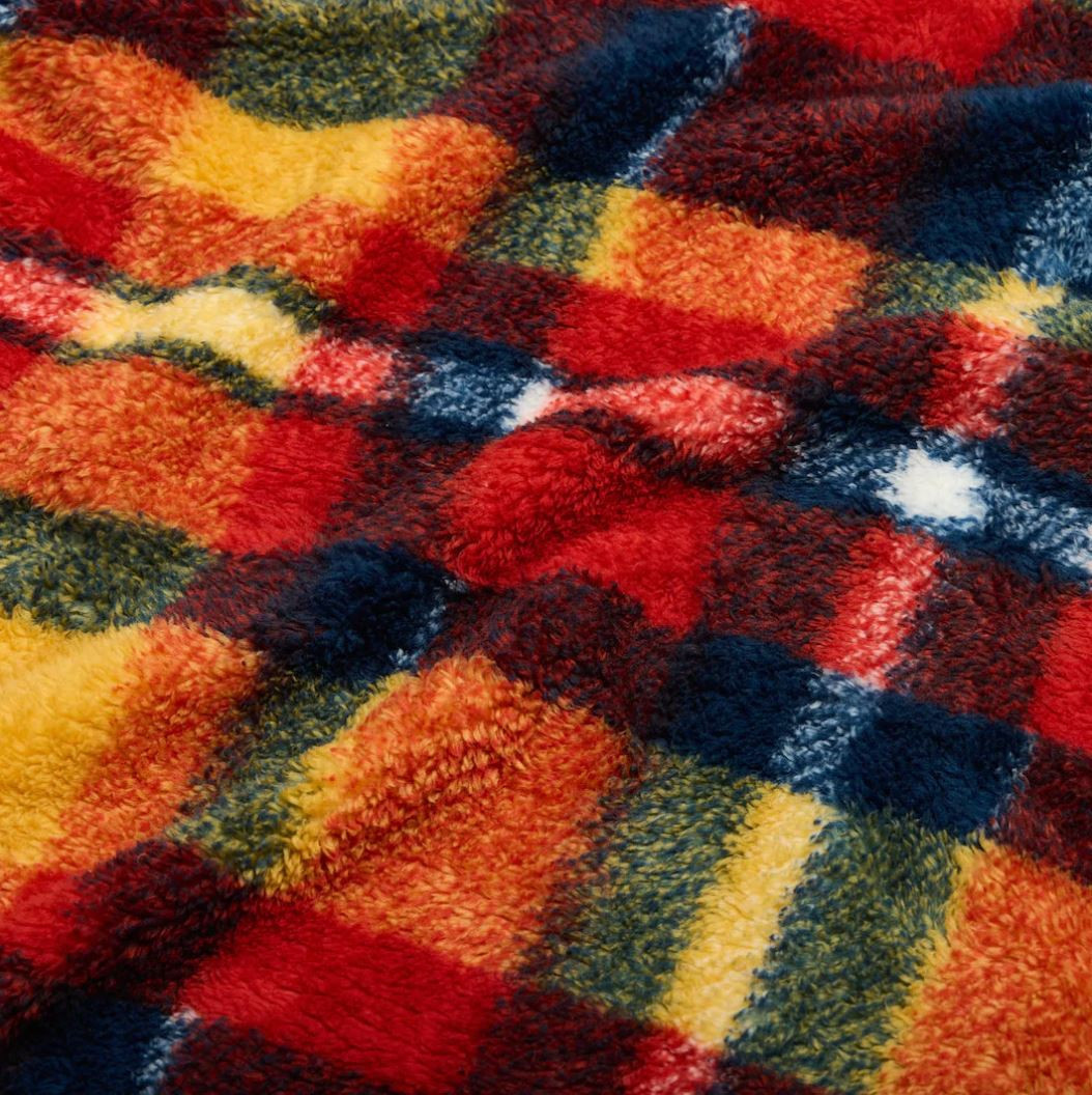 Rumpl Sherpa Fleece Blanket Autumn Plain
