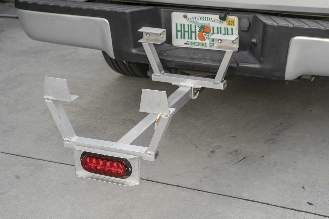 Kahuna Wagons Wagon Hitch w/LED Brake Light (Big Kahuna Solid Deck, Jupiter, Push, Pull)