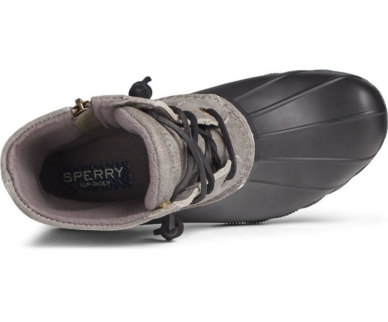 Sperry Women's Saltwater Leather Duck Boot - Navy/Grey