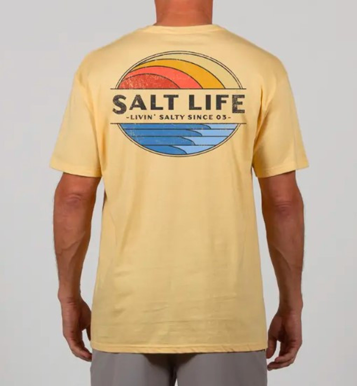 Salt Life Vintage Rays Tee - Golden Haze