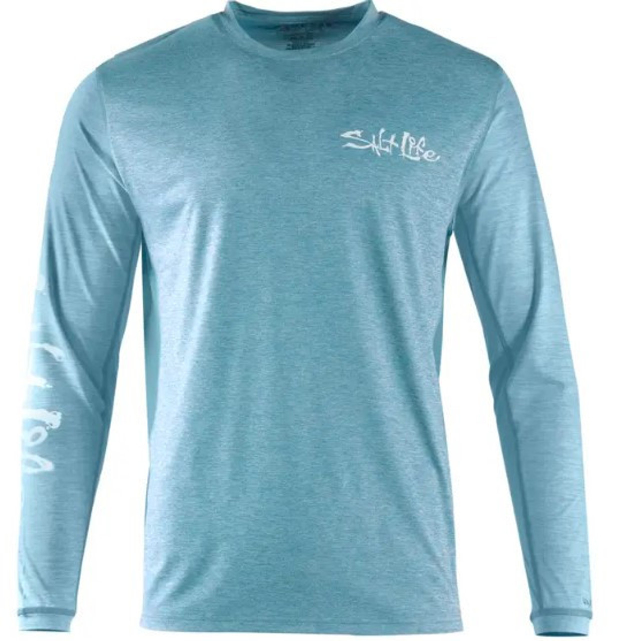 Salt Life Limitless SLX Long Sleeve Performance Tee-Sk