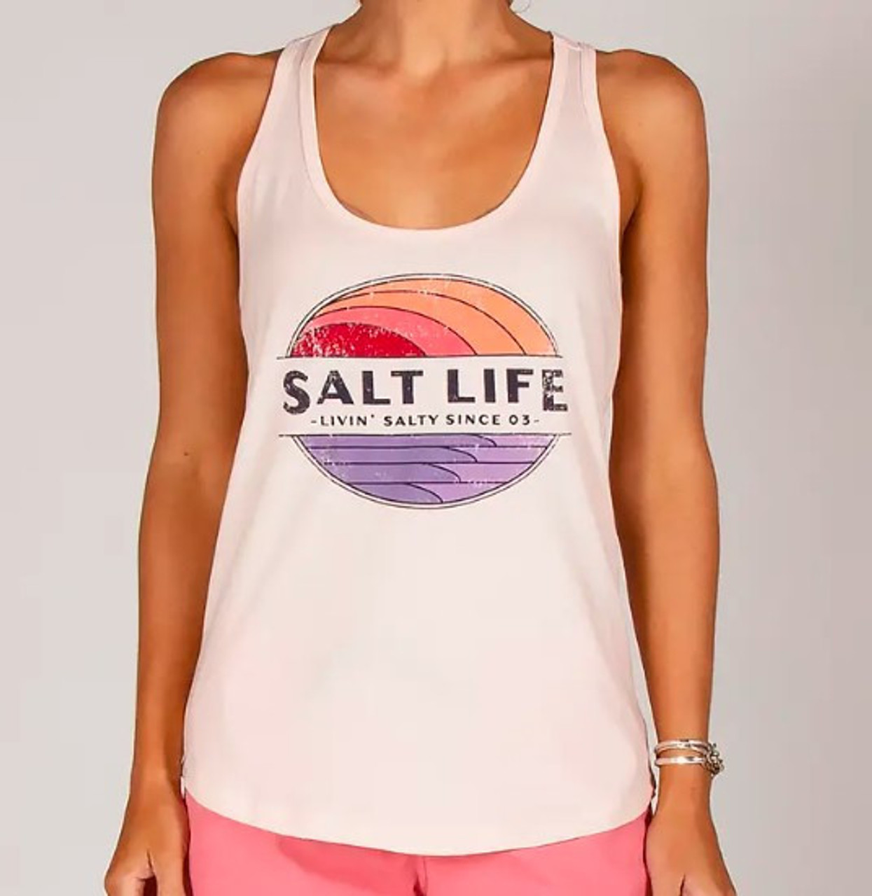 Salt Life Vintage Rays Tank - Aruba Blue