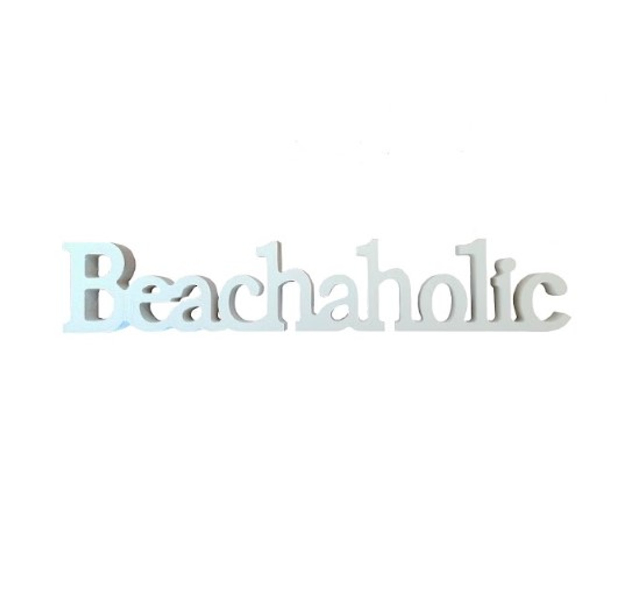 Beachaholic Word Block