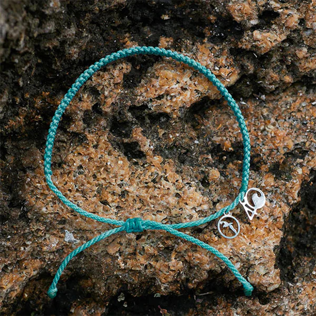 4ocean Limited Edition Braided Bracelet - Blue - Capped Petrel
