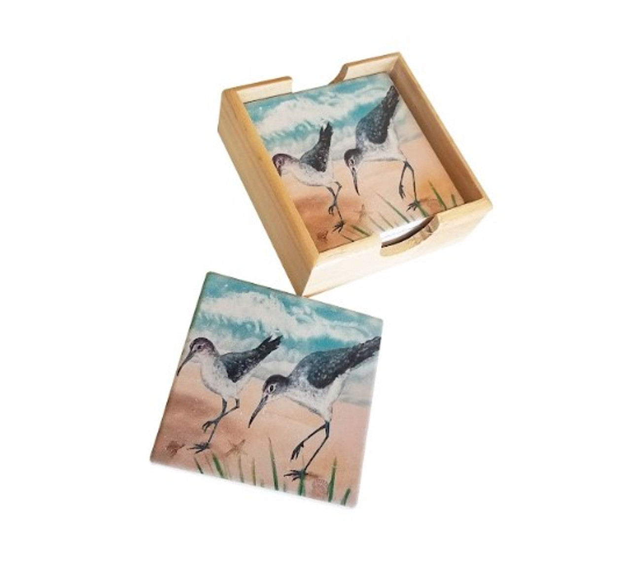 Sandpiper Coaster Set