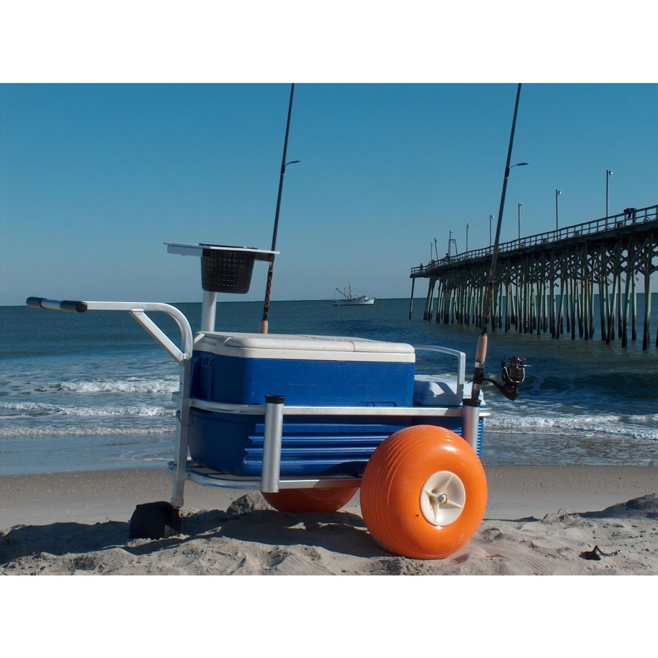 Fish N Mate 303 Jr Cart with Poly Wheels Island Beach Gear