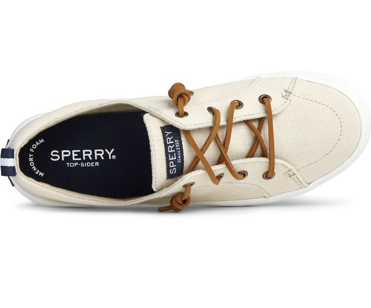 Sperry STS98644 Women's Crest Vibe Sneaker - Oat