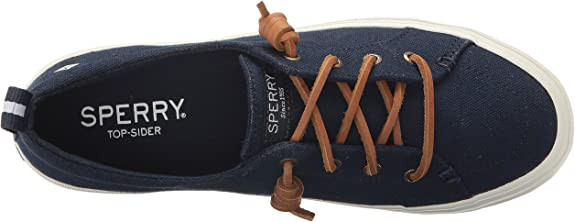 Sperry STS98642 Women's Crest Vibe Sneaker Linen - Navy