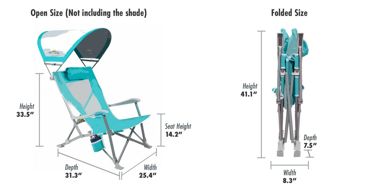 GCI Outdoor Sunshade Recliner