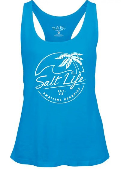 Salt Life Shady Dreams Tank Azure