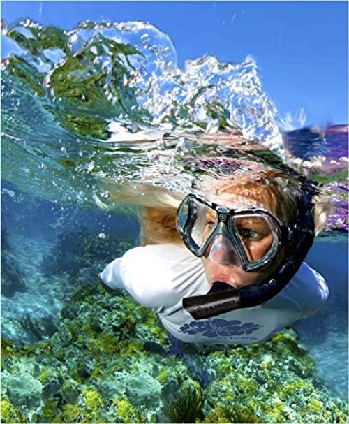U.S. Divers Standard Adult Sonora Snorkel & Avalon Mask - Blue - Small