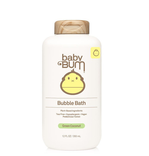 baby bubble bath green coconut