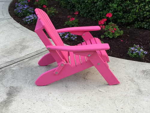 Furniture Barn Toddler's Fanback Poly Folding Adirondack Chair