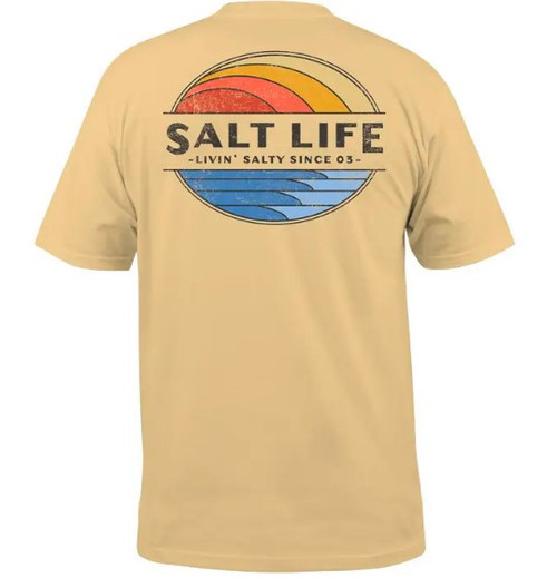 Salt Life Vintage Rays Tee - Golden Haze