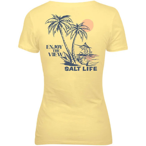 Salt Life Enjoy The View - Yellow