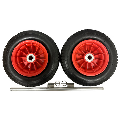 All Terrain Wheel Assembly Kit for DIY beach/fishing Cart