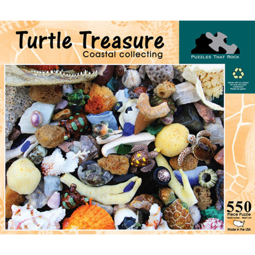 550 Piece Puzzle - Turtle Treasure