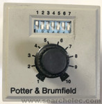 CNS-35-92 - Potter & Brumfield Programmable Time Delay Relay - 8 PIN