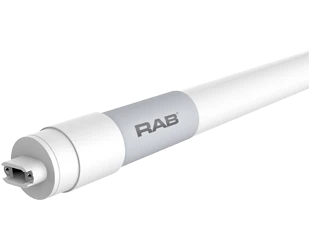 RAB LED TUBE T8 GLASS 8FT TYPE B 43W R17D 5000K 5500LM 10PK