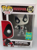 Funko POP! Marvel Deadpool (Thumbs Up) (Black and White) #112 Vinyl Figure - (102774)