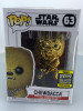 Funko POP! Star Wars Chrome Chewbacca (Gold) #63 Vinyl Figure - (102756)