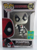 Funko POP! Marvel Deadpool (Thumbs Up) (Black and White) #112 Vinyl Figure - (104099)