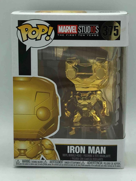 Funko POP! Marvel First 10 Years Iron Man (Gold) #375 Vinyl Figure - (65711)