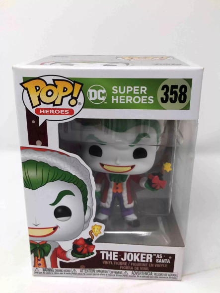 Funko POP! Heroes (DC Comics) DC Super Heroes The Joker as Santa #358 - (67261)