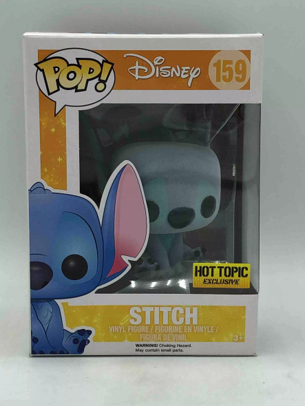 Funko POP! Disney Lilo & Stitch Stitch seated (Flocked) #159 Vinyl Figure - (67191)