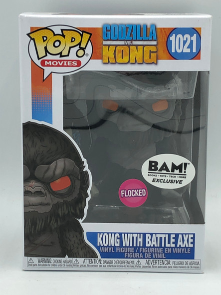 Funko POP! Movies Godzilla vs. Kong Kong with Battle Axe (Flocked) #1021 - (45901)