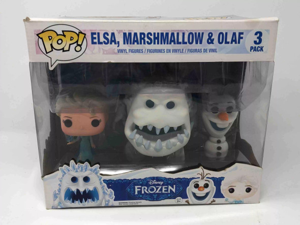 Funko POP! Disney Frozen Elsa, Marshmallow & Olaf Vinyl Figure - (72782)